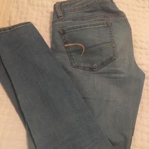 American Eagle jegging in light blue